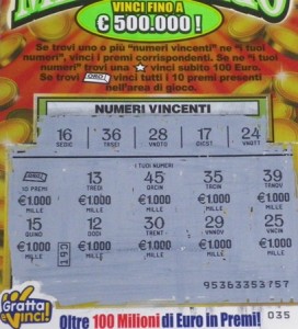 gratta e vinci